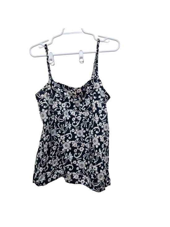 Banana Republic Factory Tops - Banana Republic Factory Floral Cotton Cami Tank Large